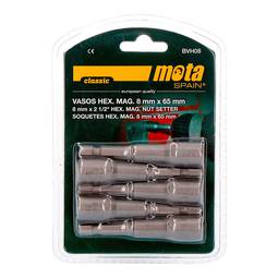 8 x 65 mm Sechskant-Magnet-Bit-Satz BVH08 Mota