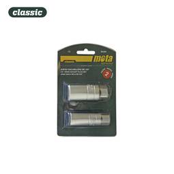 Set van 2 stuks 3/8" doppen met doppen Ek281 Mota
