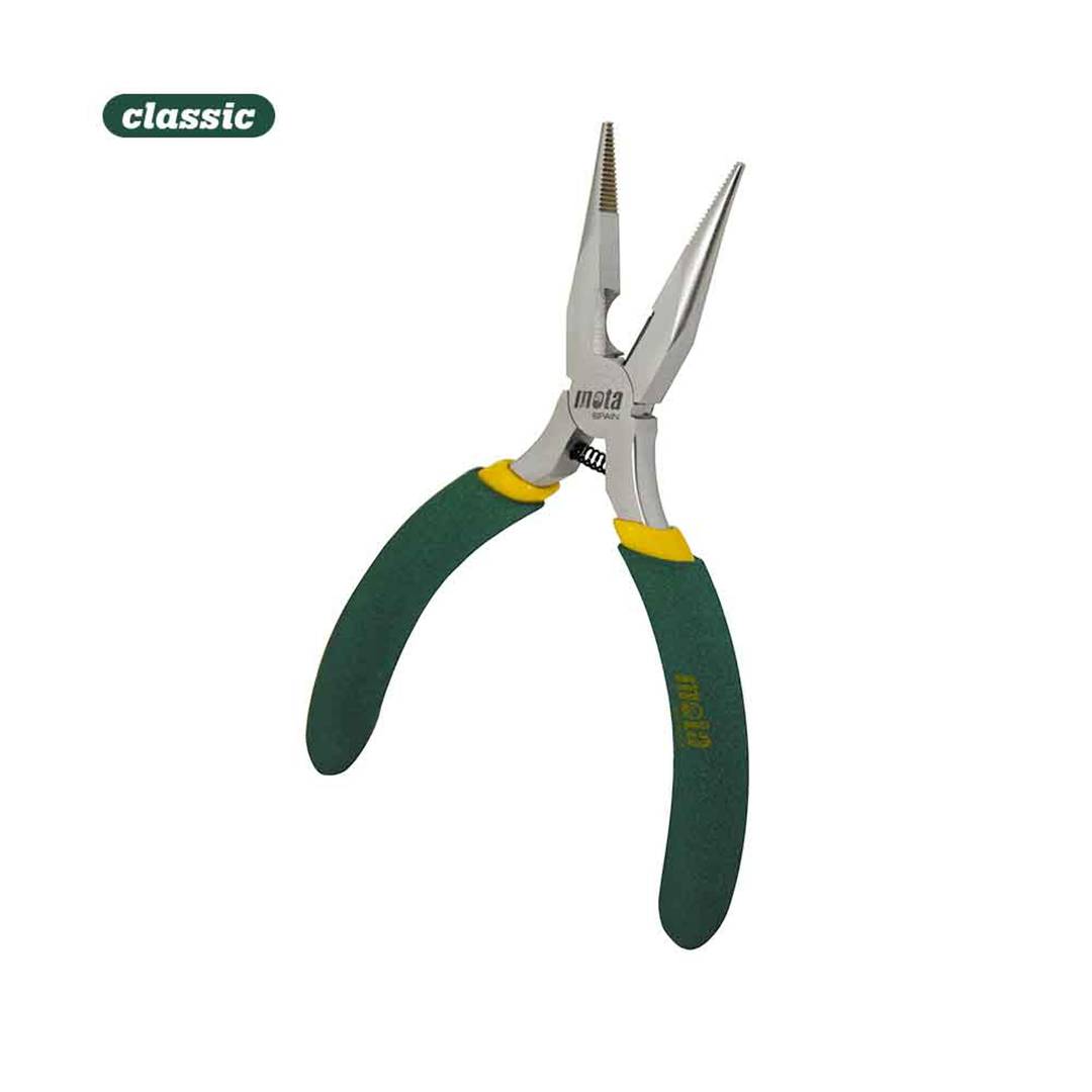 Mini alicates con punta semiredonda de 130mm Q703 Mota