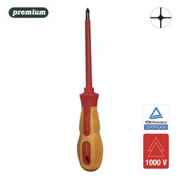 1 tournevis cruciforme isolé 100 mm avec pointe Mota DIP1