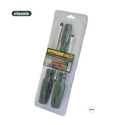 Pack de 3 unidades destornillador plano de carbono DJ3P Mota