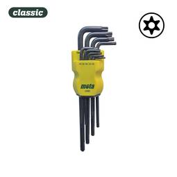 Conjunto de chaves Torx Tamper extra longas LR93 Mota