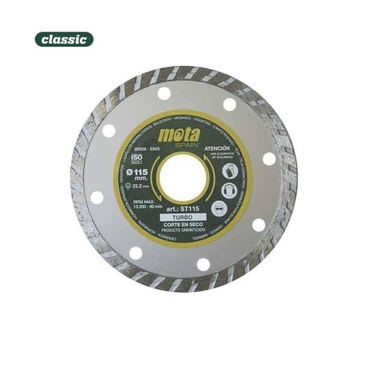 Disc diamantat turbo de 115mm ST115-P Mota