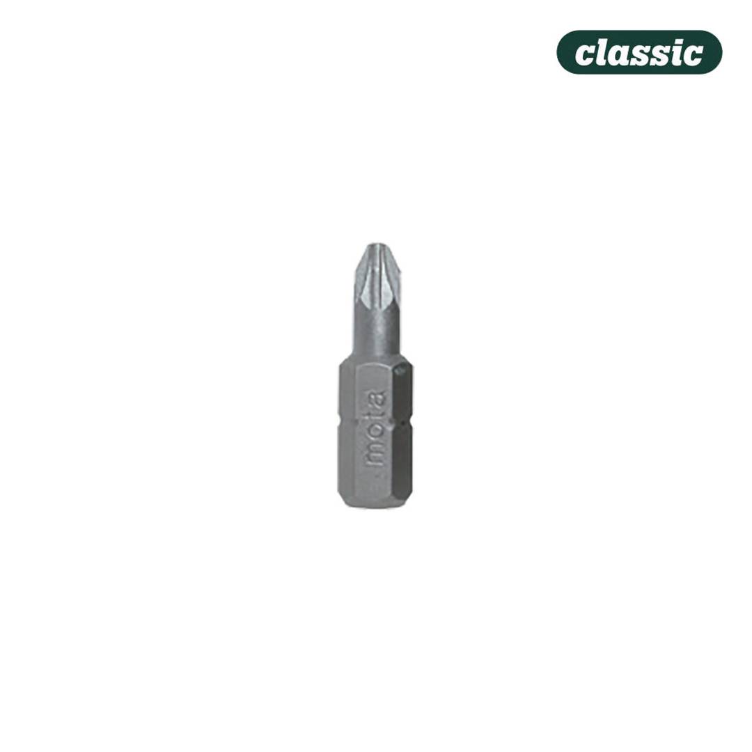 Pack de 10 unidades ponta pozidriv PZ 3x25mm de 1/4