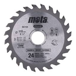 Serra circular Widia 115 mm com 24 dentes SC124P Mota