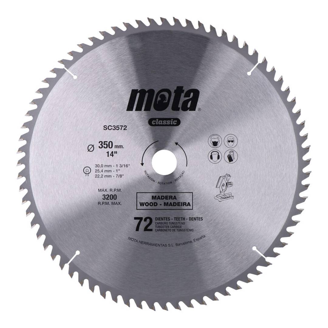 Widia Kreissäge 350 mm mit 72 Zähnen SC3572 Mota