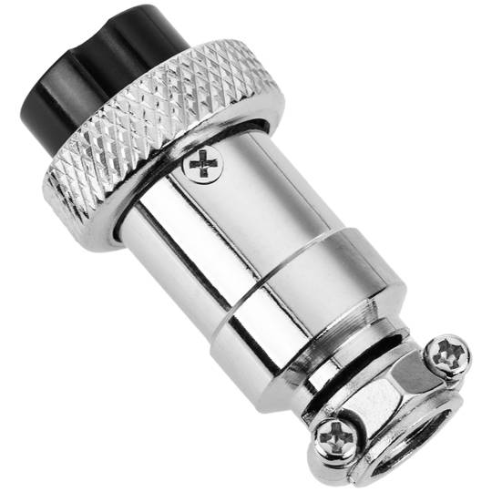 Connector micro aviació aeri GX16 femella de 3pin