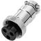 Connector micro aviació aeri GX16 femella de 3pin