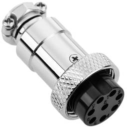 Micro connector 8pin GX16 female aviation air