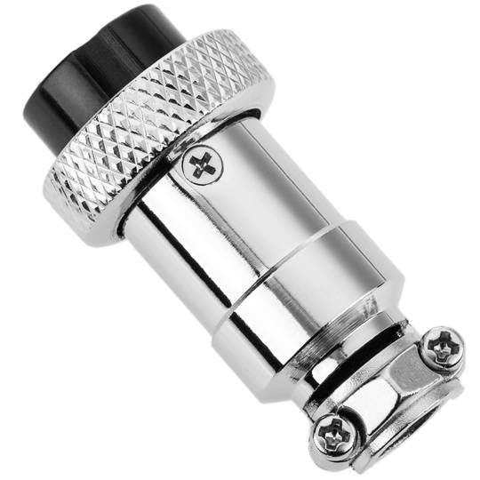 Conector micro aviação do ar GX16 feminino 8 pinos