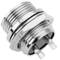 Conector micro aviação GX16 masculino de 2 pinos
