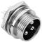 Connector micro aviació GX16 mascle de 3pin