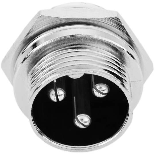 Connector micro aviació GX16 mascle de 3pin