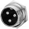 Connector micro aviació GX16 mascle de 3pin