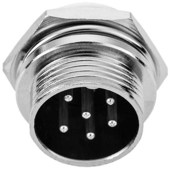 Micro connector 6pin GX16 male aviation