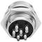 Micro connector 6pin GX16 male aviation