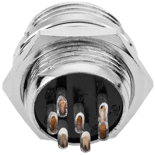 Micro-Stecker 7pol GX16 Luftfahrt