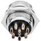 Conector micro aviação GX16 masculino 8 pinos