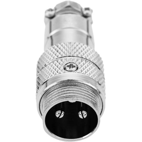 Conector micro aviación aéreo GX16 macho de 2pin