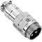 Micro connector 4pin GX16 aviation male air