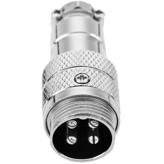 Micro connector 4pin GX16 aviation male air