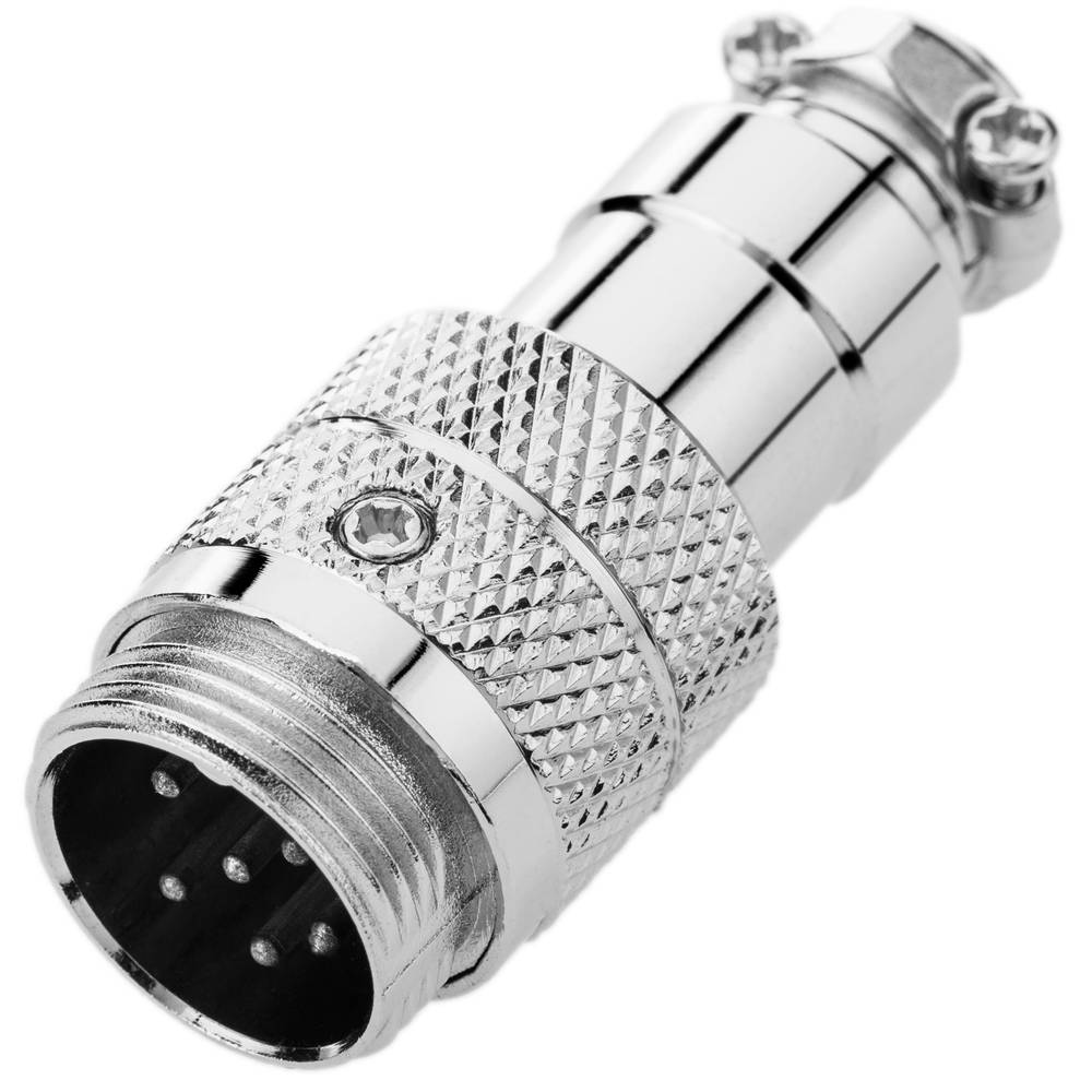 Micro connector 6pin GX16 male air aviation