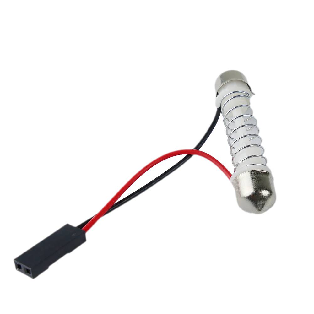 LED festoon C5W car bulb T10 W5W BA9S COB type 80x80mm flat