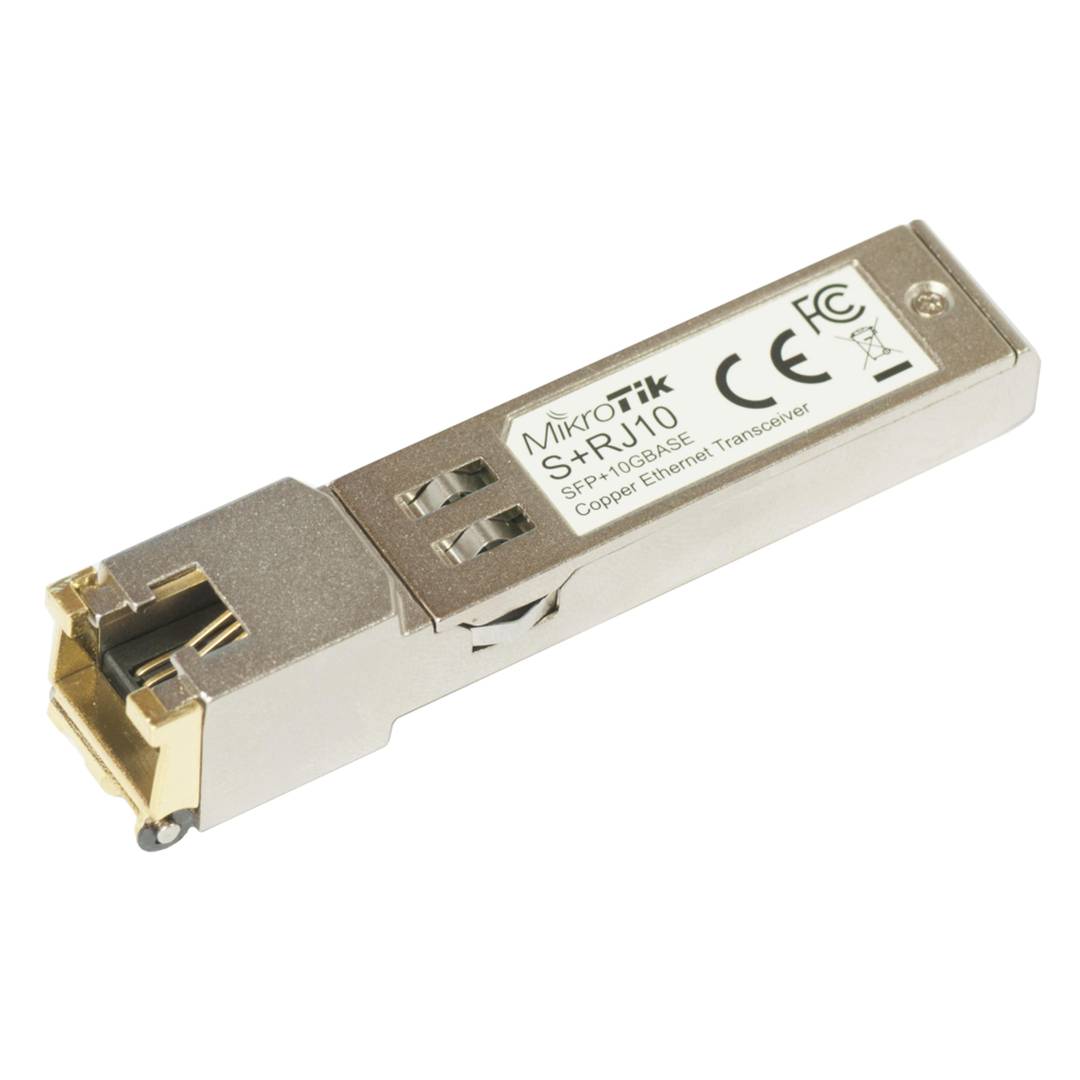 SFP+ module 10000 Mbit/s converter MikroTik RJ45 S+RJ10