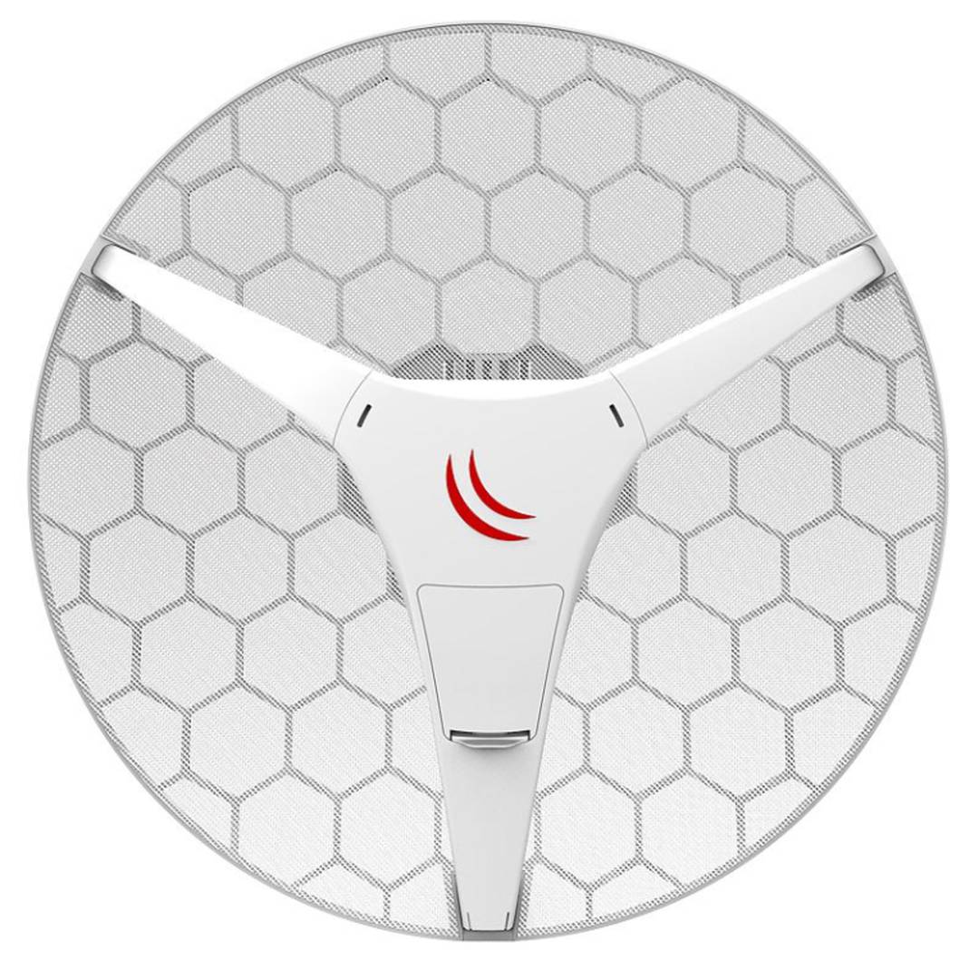 Confezione da 2 unità CPE wireless MikroTik per parabola RBLHGG-60adkit