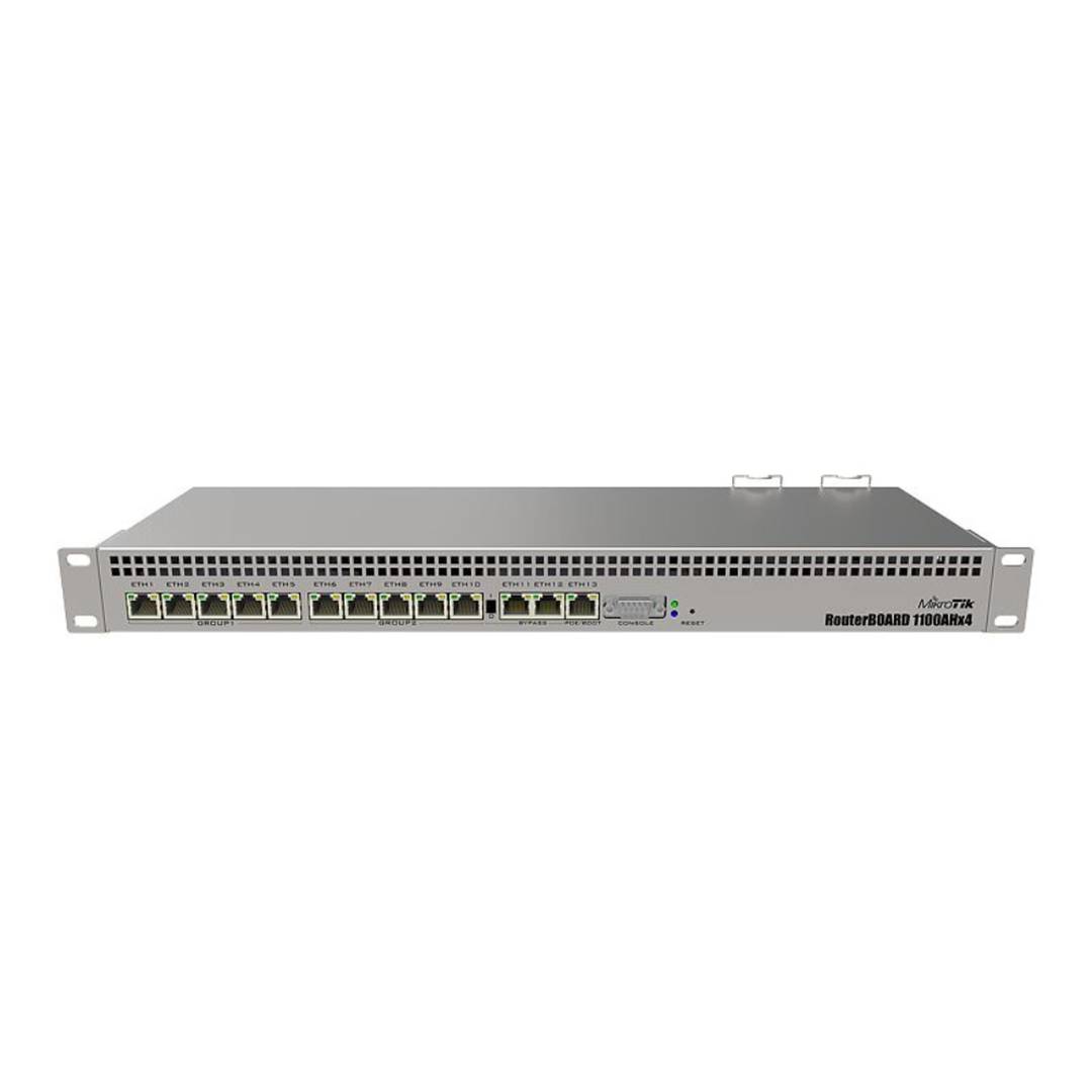 Router z Ethernetem WAN i Gigabit Ethernetem MikroTik RB1100x4