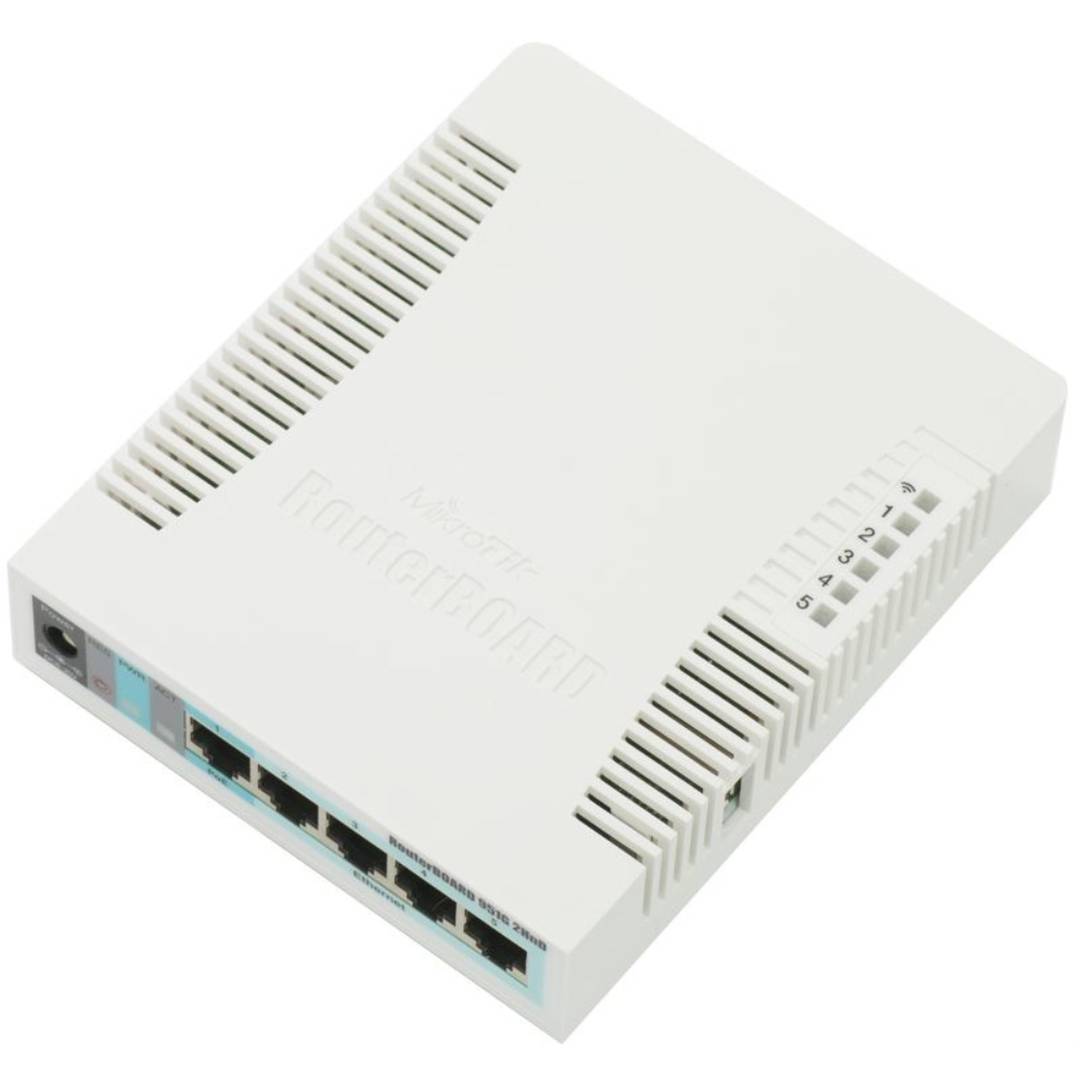 2.4 GHz Router with USB Type A 8-30V MikroTik RB951G-2HnD
