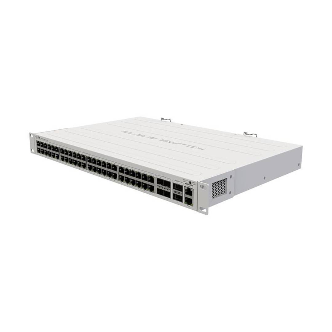 Switch 1000 Gigabit com 48 portas RJ45 MikroTik CRS354-48G-4S+2Q+RM