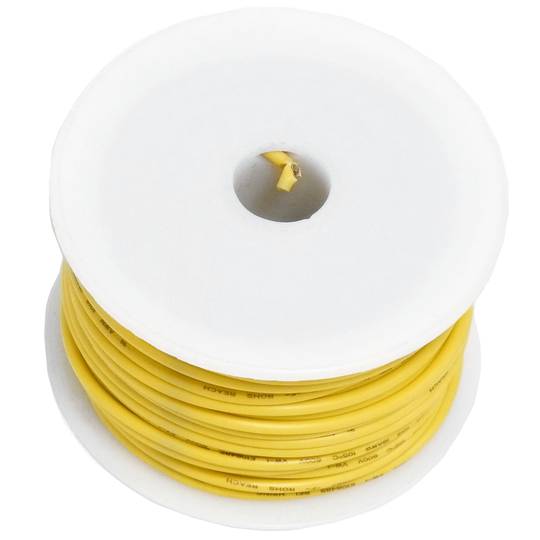 18AWG 30 m żółty kabel zasilający