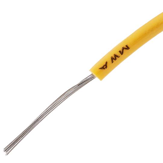 Cable de alimentación de 24AWG 30m amarillo