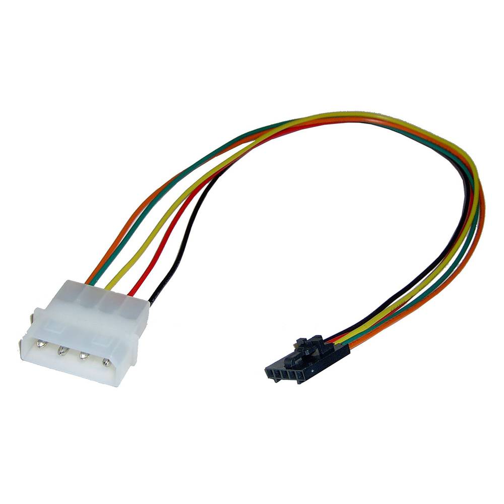 Cable de alimentación MOLEX 4P-M (5.25) a 4P-H (alim. auxiliar Intel)