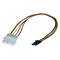 Cable de alimentación MOLEX 4P-M (5.25) a 4P-H (alim. auxiliar Intel)