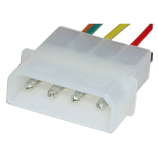 Cable de alimentación MOLEX 4P-M (5.25) a 4P-H (alim. auxiliar Intel)