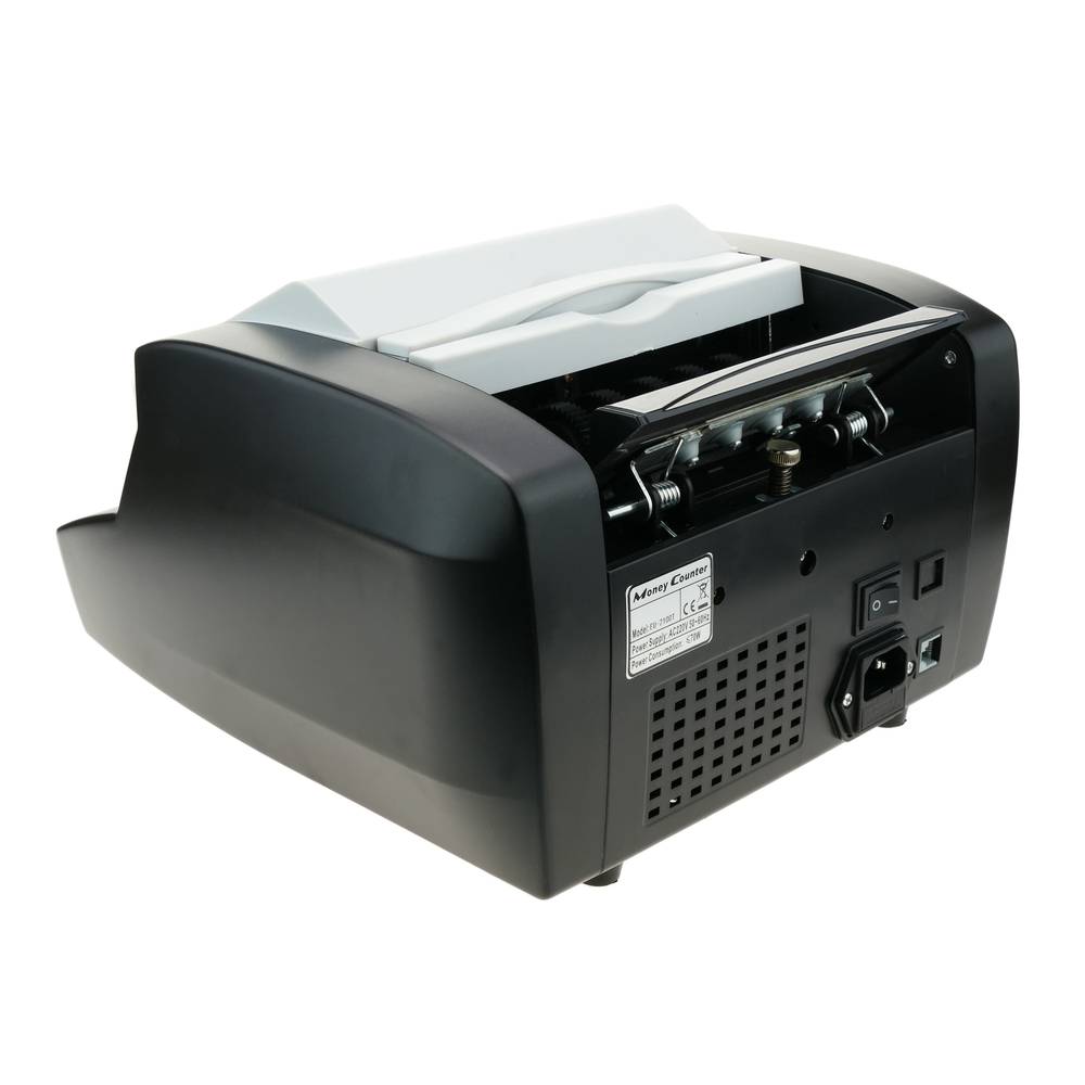 Bill counter with fake bills UV detector