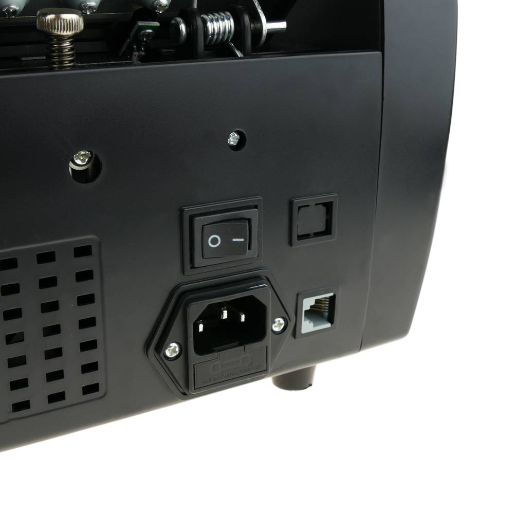 Bill counter with fake bills UV detector