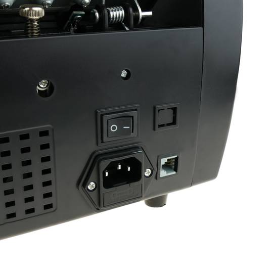 Bill counter with fake bills UV detector