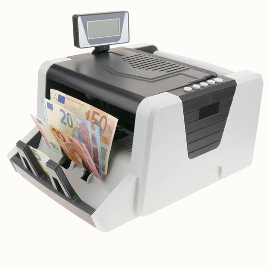 Contador de billetes con detecciones UV MG1 MG2 DD IR y batería recargable