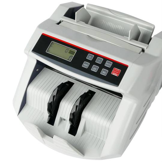 JEVX Maquina Detector de Billetes Falsos y Contador de Billetes Insercion 1  a 1 - Lector Automatico