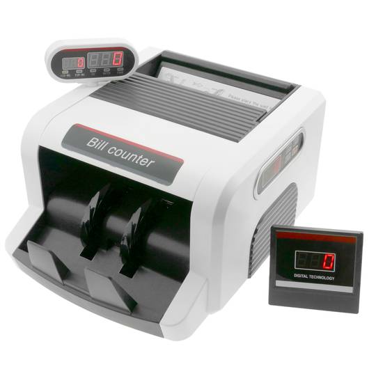 Compteur de billet avec double ecran et détecteur du billet faux UV MG1 MG2