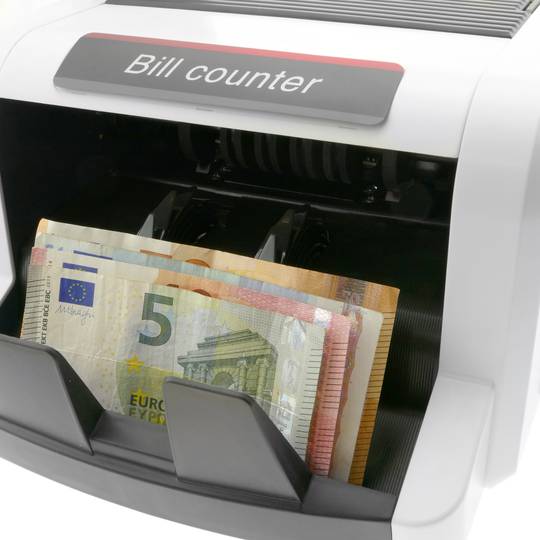 Compteur de billet avec double ecran et détecteur du billet faux UV MG1 MG2