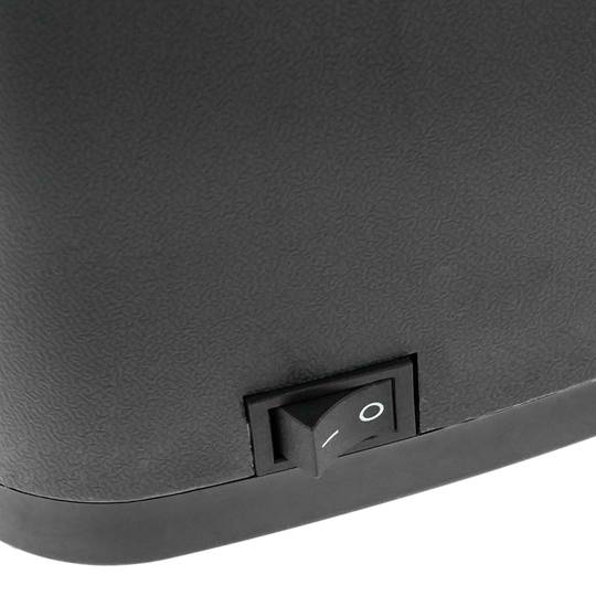 Compteuse de pièces noire pour Euro avec trieur automatique et affichage multi-devises