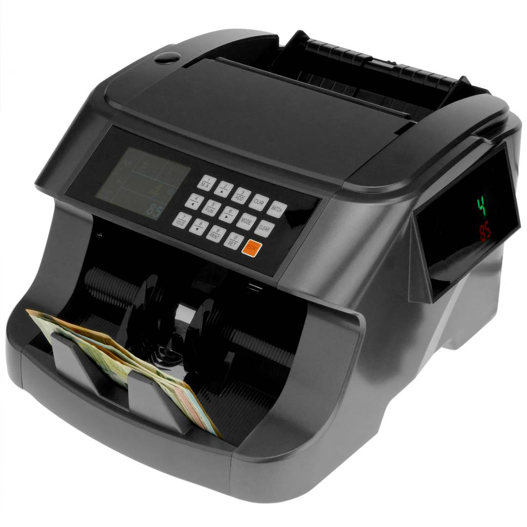 Compteur et totalisateur de billets et détecteur de contrefaçon IR MG MT UV  RGB - Cablematic