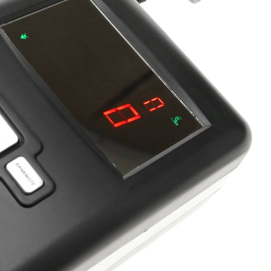 Rivelatore di banconote falso Euro e contraffatte con totalizzatore LCD con batteria