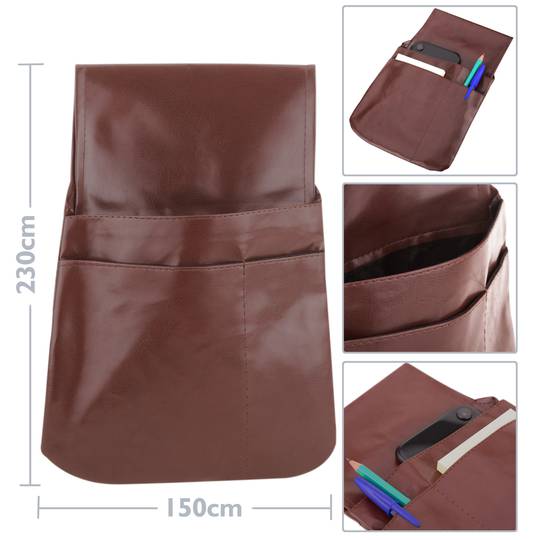 Saco de garçom de cinto para telefone notebook PDA e caneta