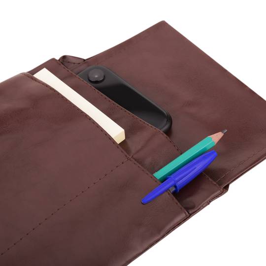 Saco de garçom de cinto para telefone notebook PDA e caneta