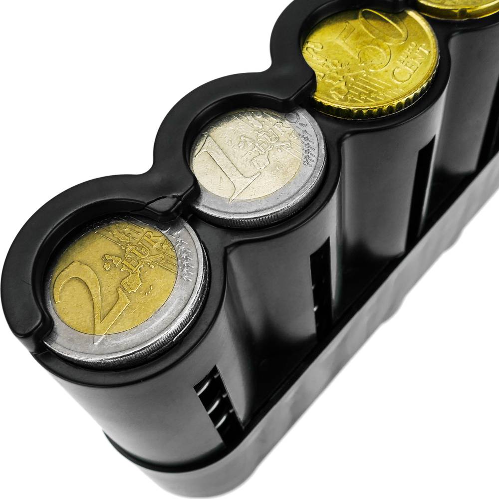 Münzhalter für 5 Euro Münzen mit Klassifikator - Cablematic